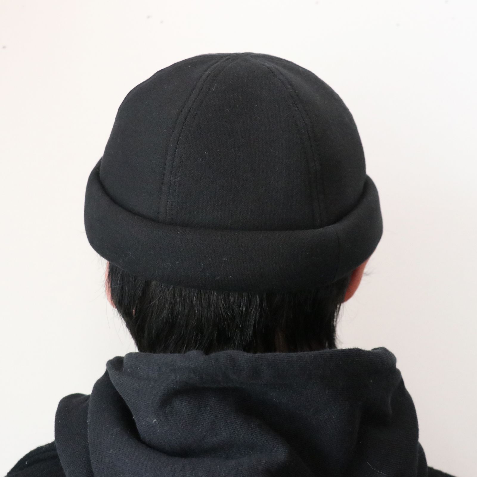 SWEAT FISHERMAN CAP (BLACK)