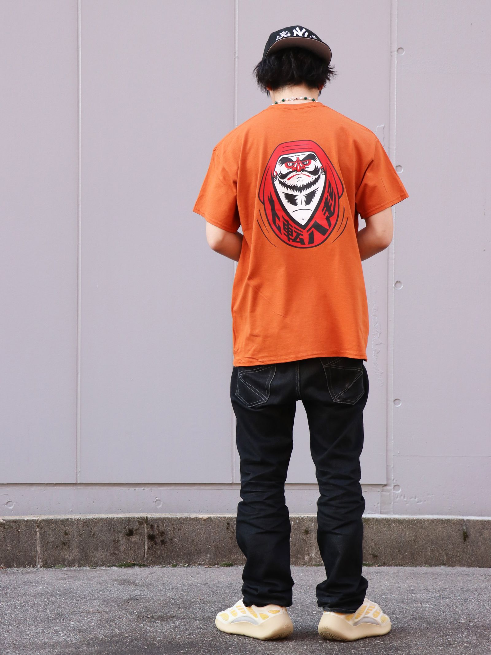 "達磨" S/S TEE (DARK ORANGE)