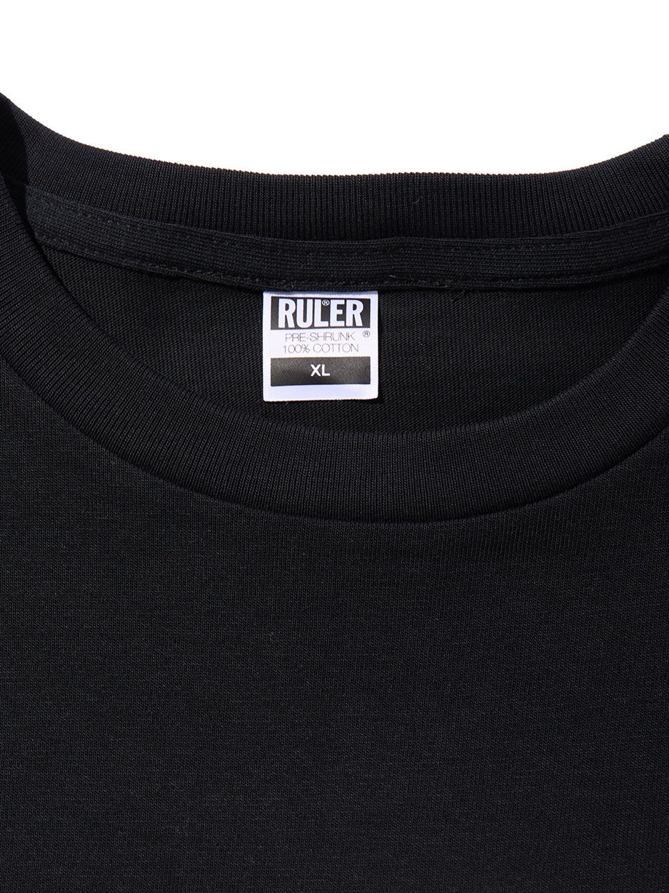 RUSTY 6.5oz S/S TEE (BLACK/RED)