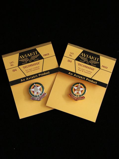 "STRUMMERVILLE" BADGE