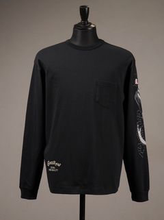 GLAD RAW - L/S T-SHIRTS (BLACK)
