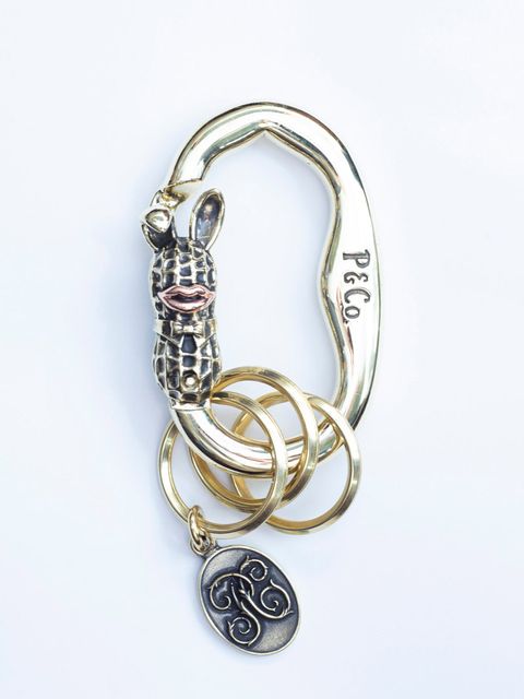 CARABINER BUNNY PEANUTS (BRASSxCOPPER)