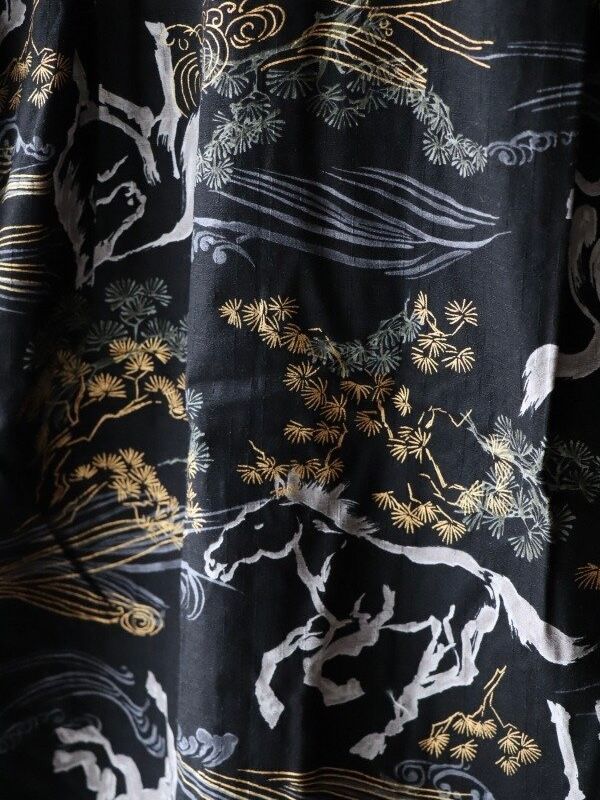 “RAGING HORSE” GERONIMO SHIRT (MIDNIGHT BLACK)