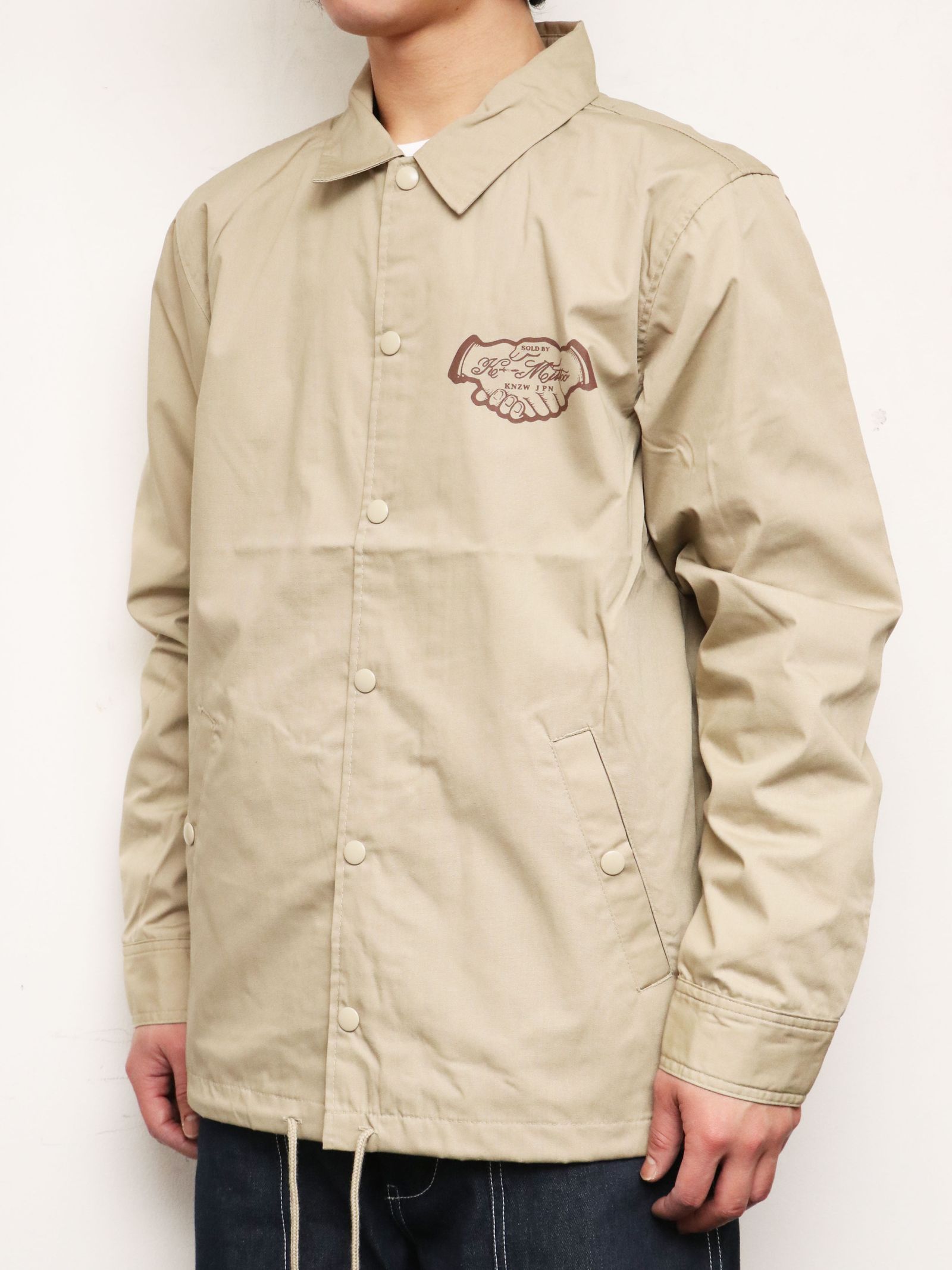 SKANDA ORIGNAL T/C コーチジャケット (ベージュ) / SKANDA ORIGNAL  T/C COACH JACKET (BEIGE)