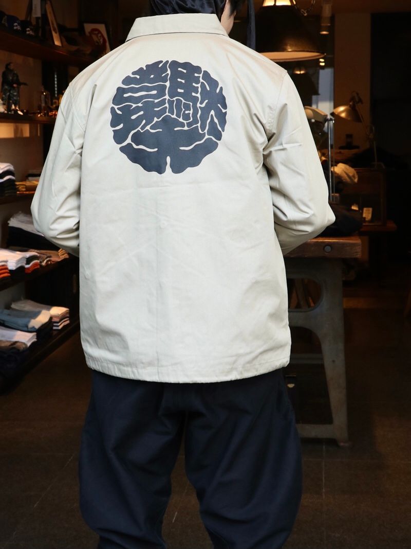 “IDATEN” TC COACH JACKET (BEIGE)