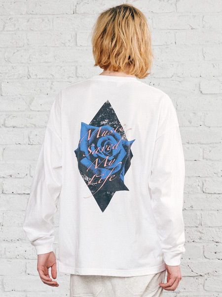 ローズロングスリーブTシャツ / ROSE LONG SLEEVE TEE