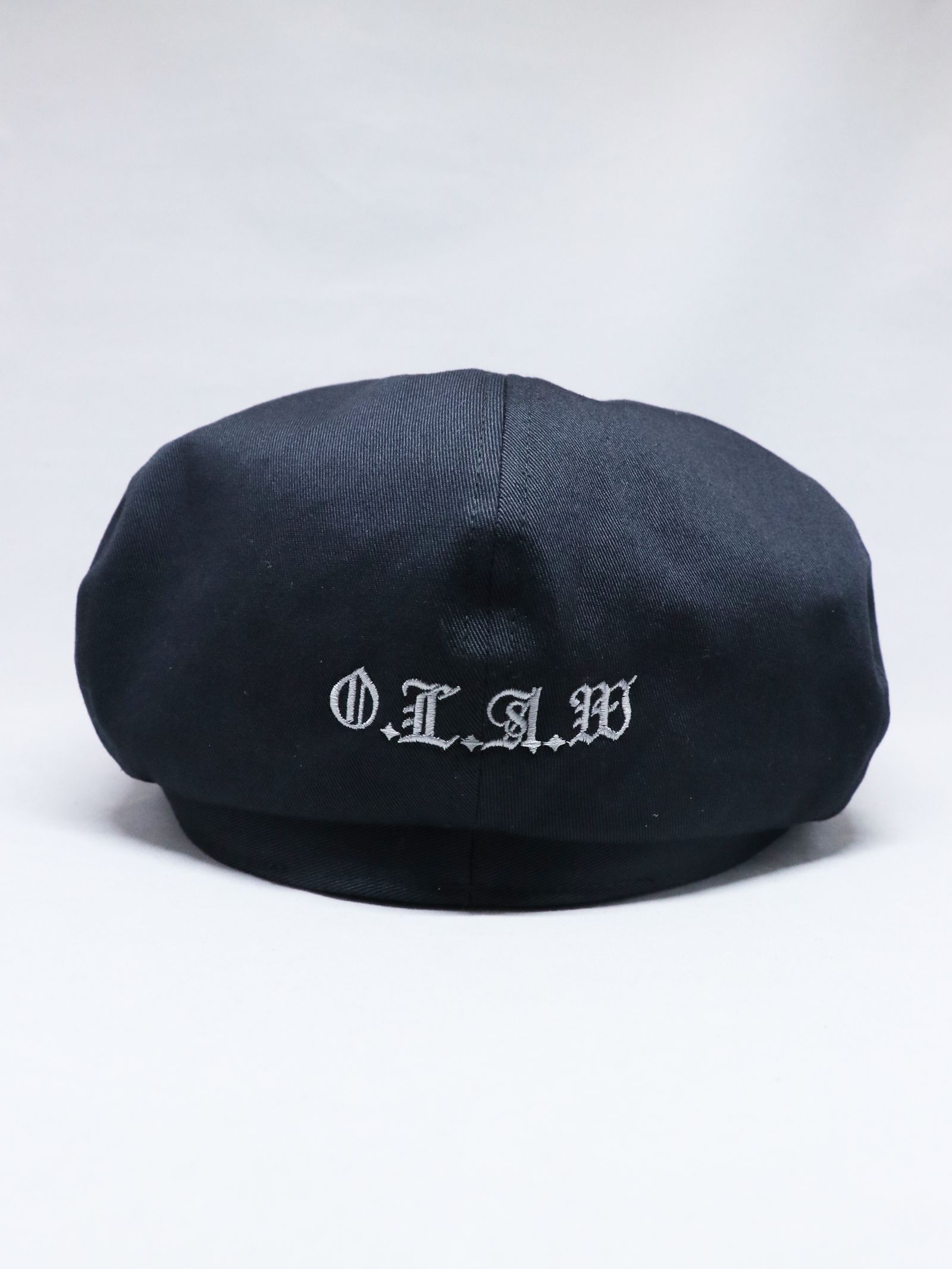 O.L.A.W EMBROIDERY CASQUETTE (CHARCOAL GLAY)
