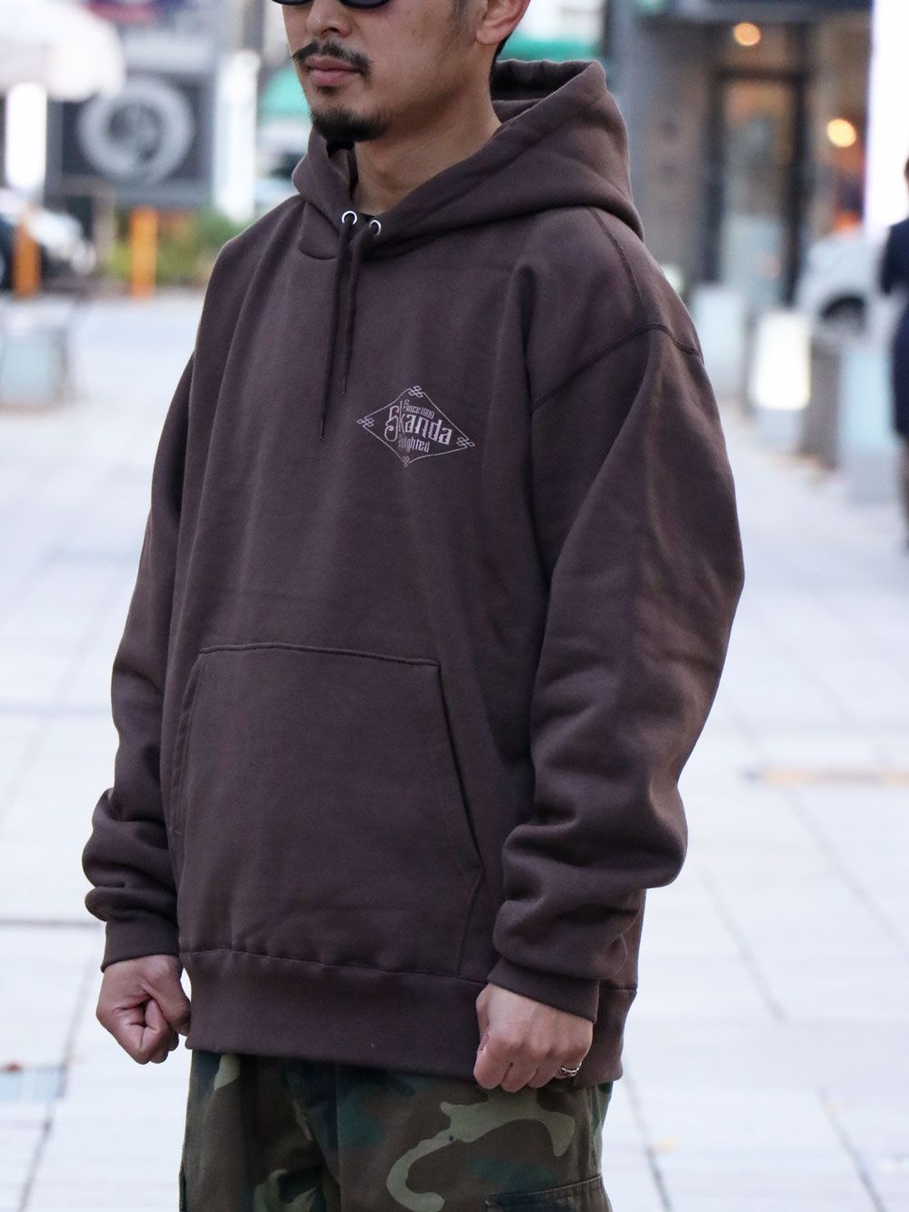 オリジナルヘビーオンスパーカー (ブラウン) / ORIGNAL HEAVY OZ PULLOVER (BROWN)