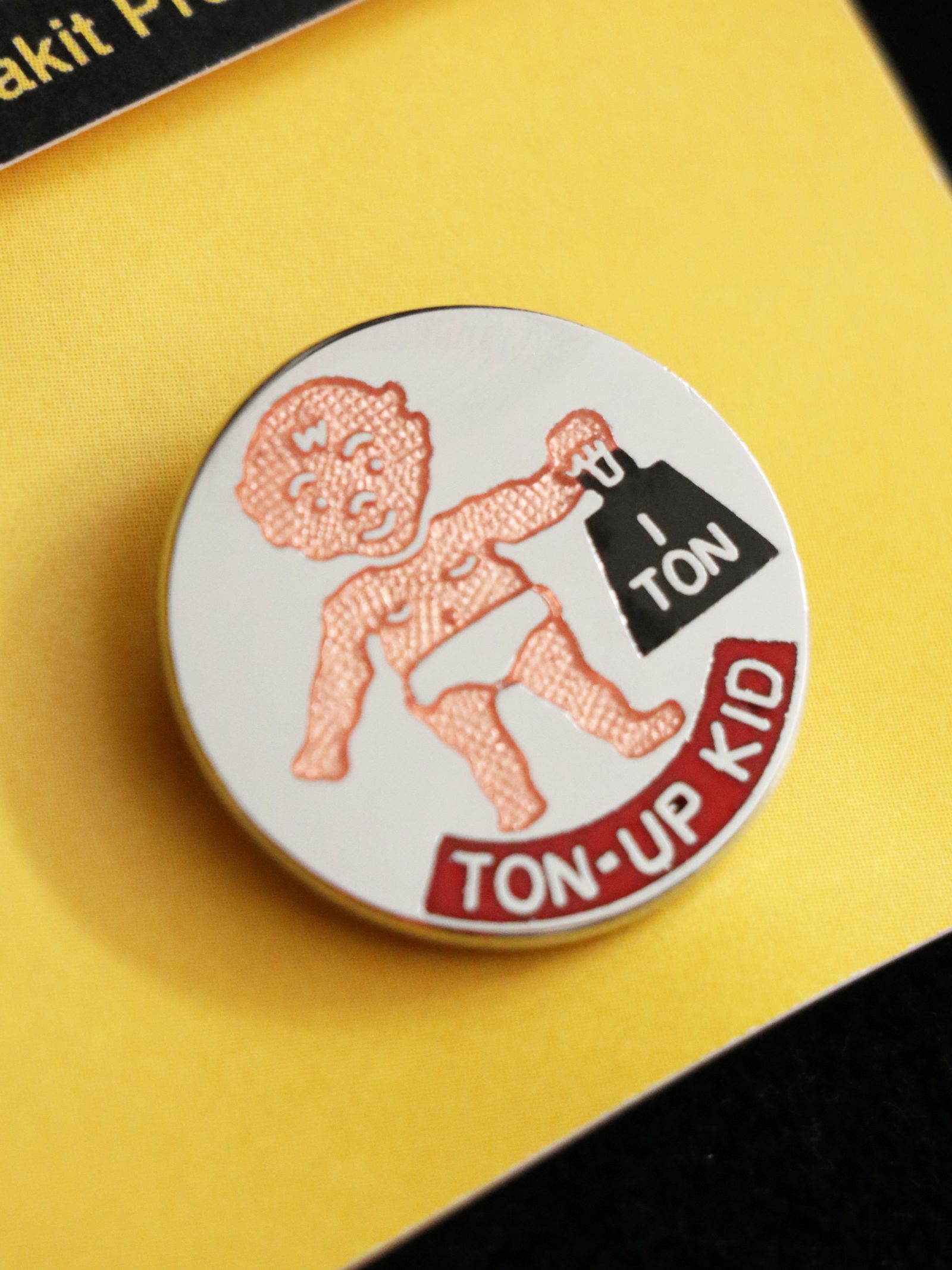"TON-UP-KID" BADGE (LARGE)