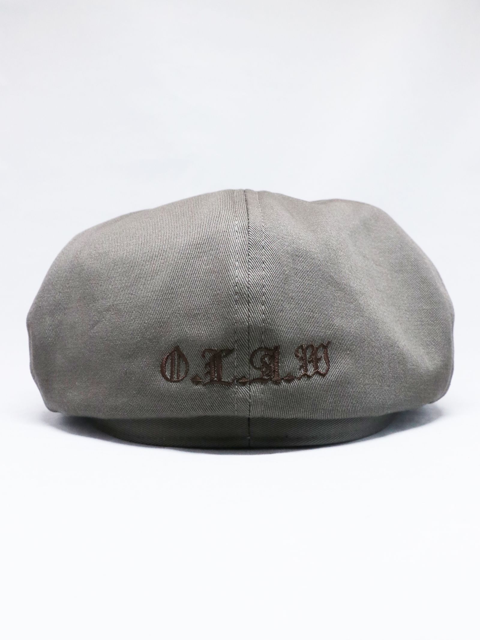 O.L.A.W EMBROIDERY CASQUETTE (MOSS GRAY)