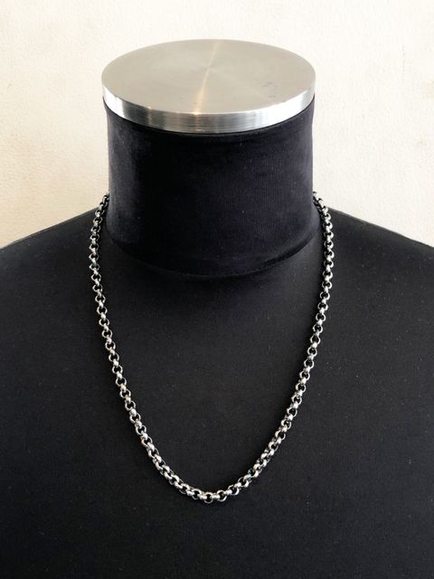 ROLL CHAIN 55cm (厚み 約2.4mm , 幅約5.6mm) (SILVER925)