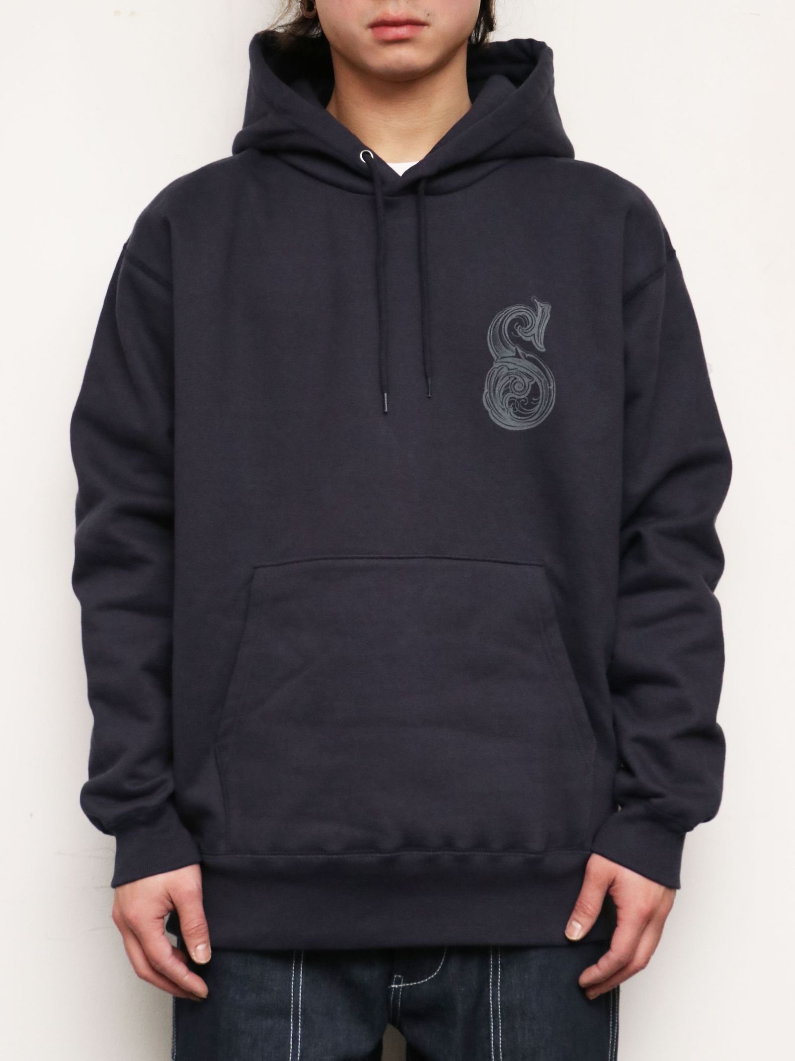 オリジナルヘビーオンスパーカー (ネイビー) / ORIGNAL HEAVY OZ PULLOVER (NAVY)
