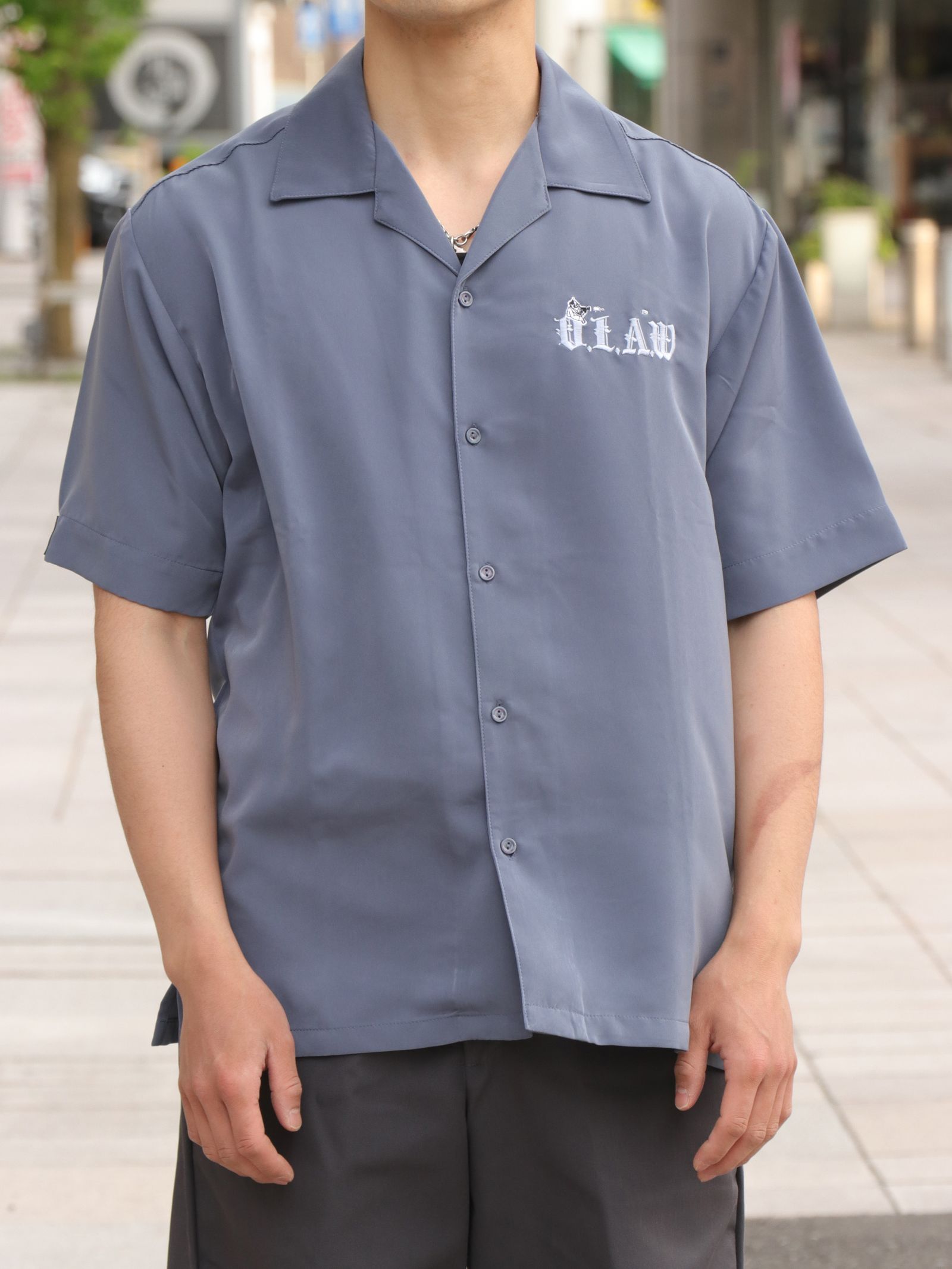 SILKY EMBROIDERY S/S SHIRT / シルキーエンブロイダリー ショートスリーブシャツ