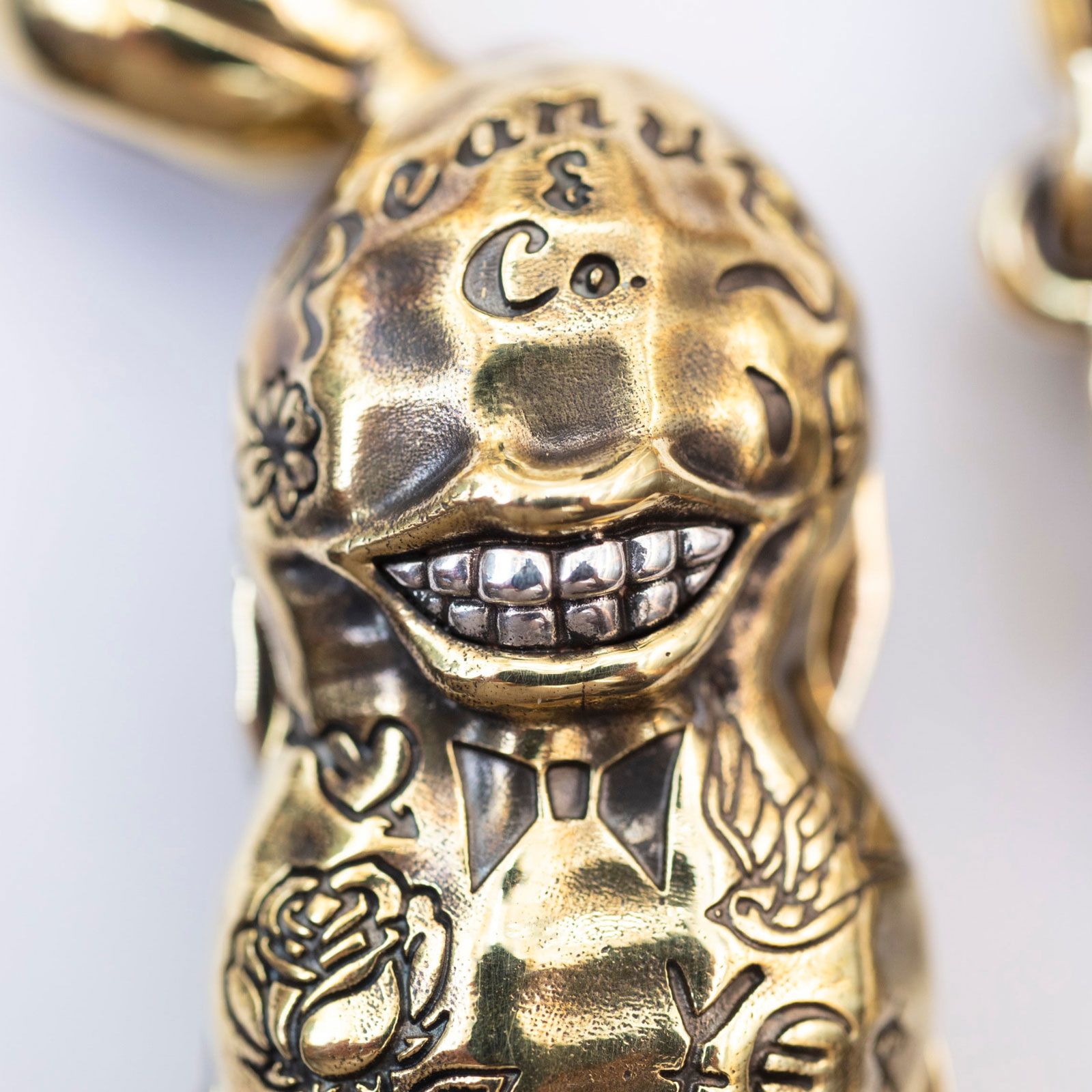 【即日発送可能】TATTOO PEANUTS (MEDIUM) (SLIDE) (BRASSxSILVER)
