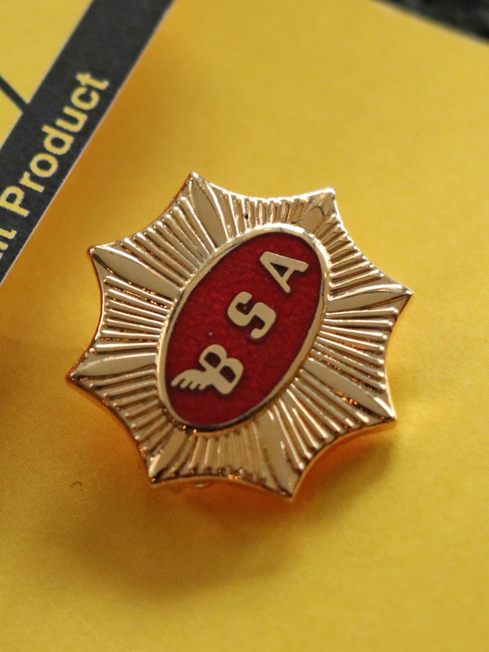 【即日発送可能】"BSA GOLD STAR" BADGE