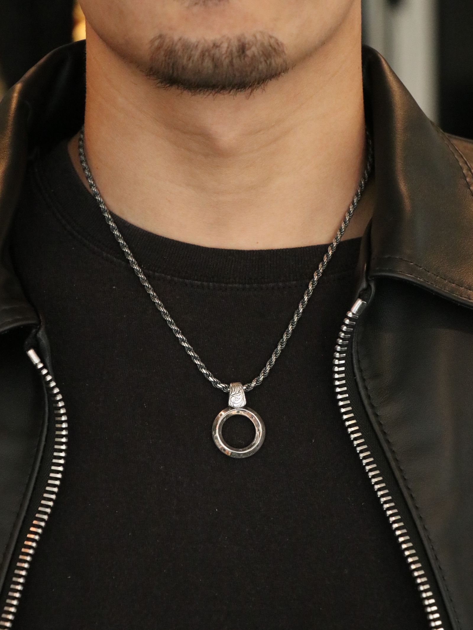 GLASSES CATCHER NECKTOP (LARGE) (SILVER925)
