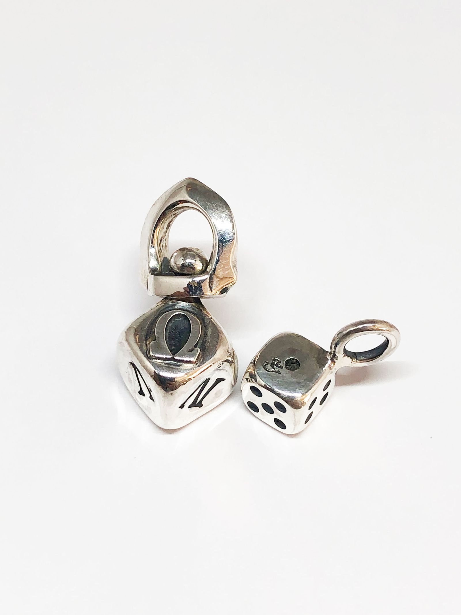 SMALL SIZE DICE NECKTOP (SILVER925)