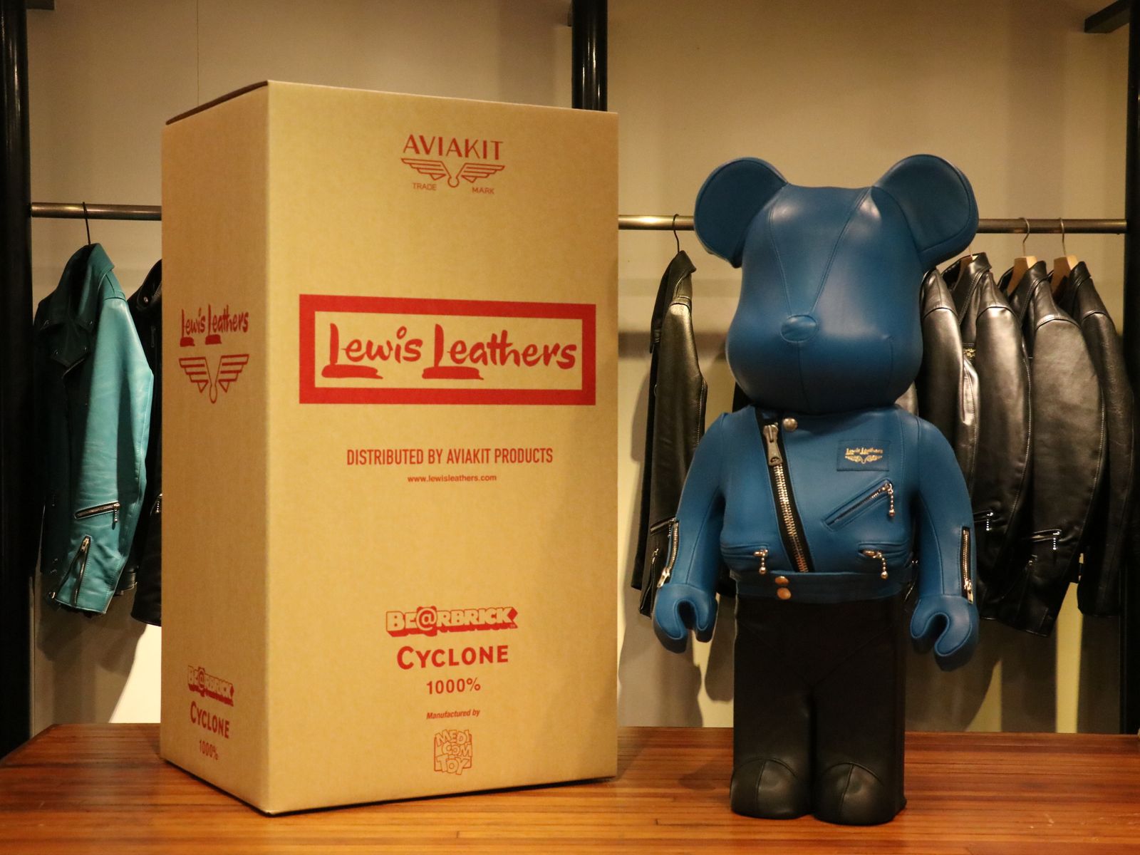 BE@RBRICK Lewis Leathers CYCLONE