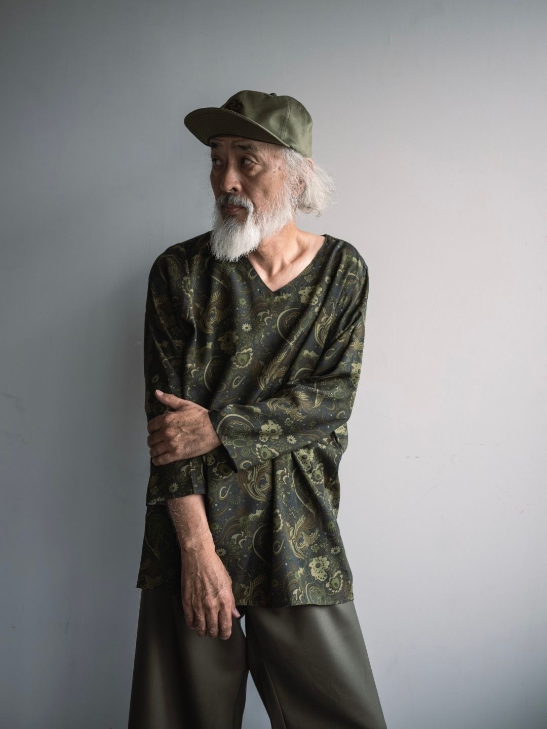 BS TRUCKER CAP (OLIVE CHINO)