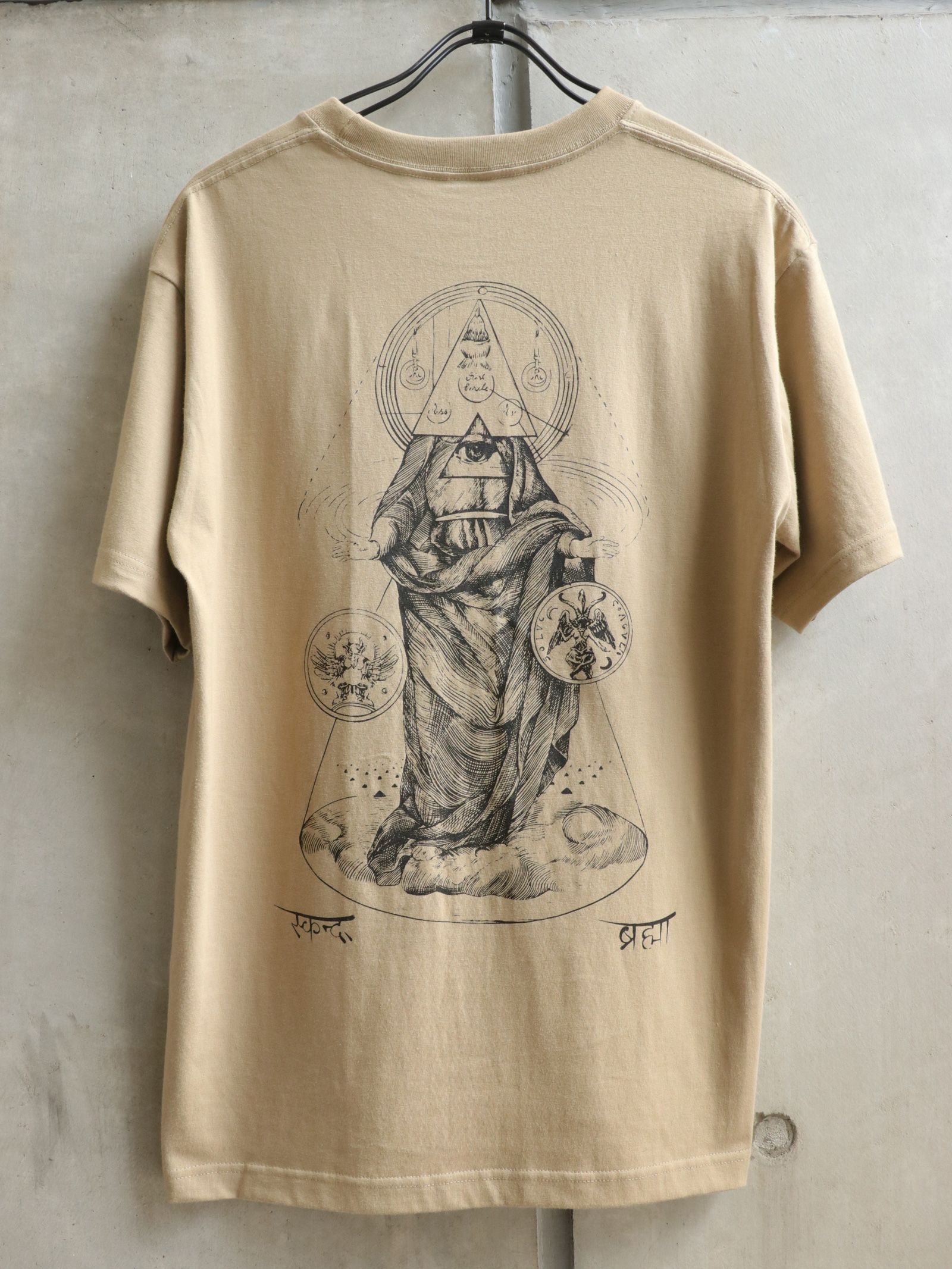 "DARK MATTER" S/S TEE / "DARK MATTER" Tシャツ (サンド)