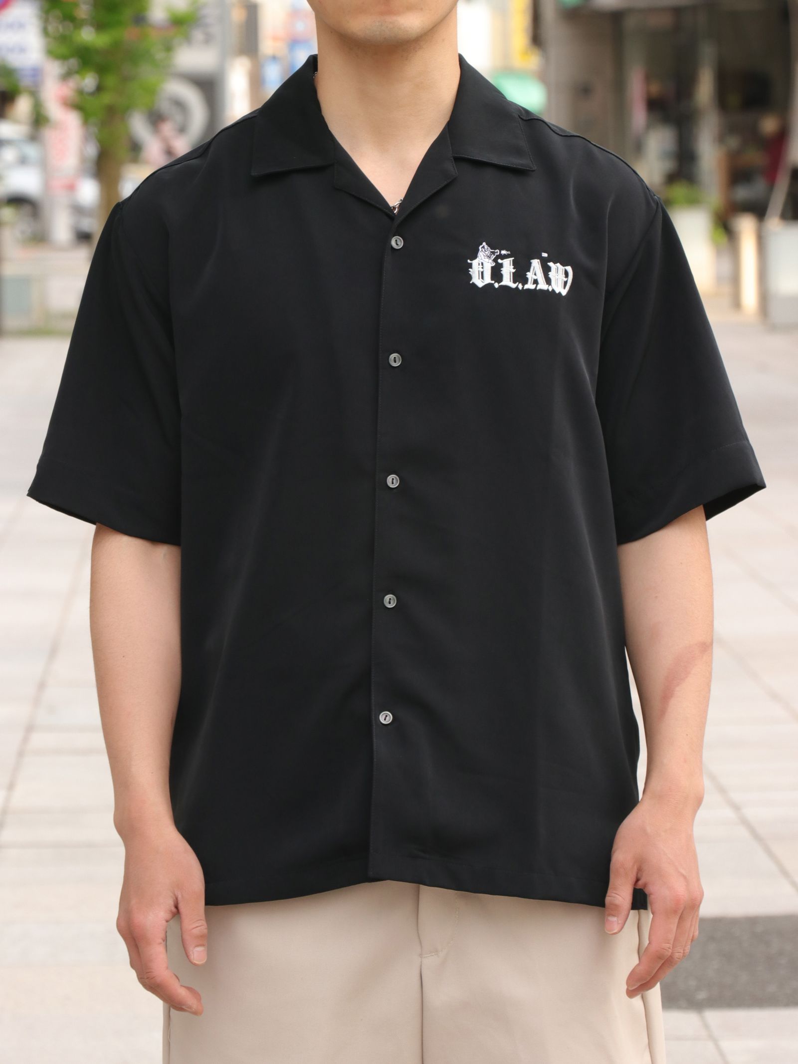 SILKY EMBROIDERY S/S SHIRT / シルキーエンブロイダリー ショートスリーブシャツ