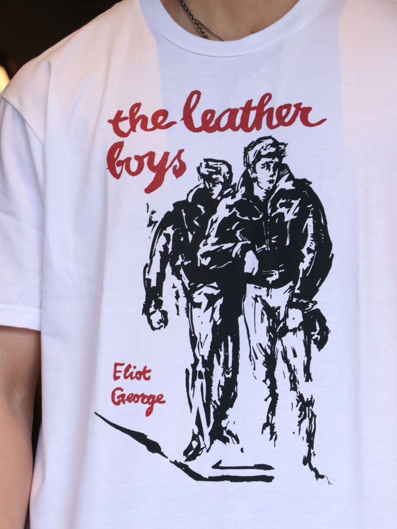 Lewis Leathers - THE LEATHER BOYS T-SHIRT (WHITE) | SKANDA