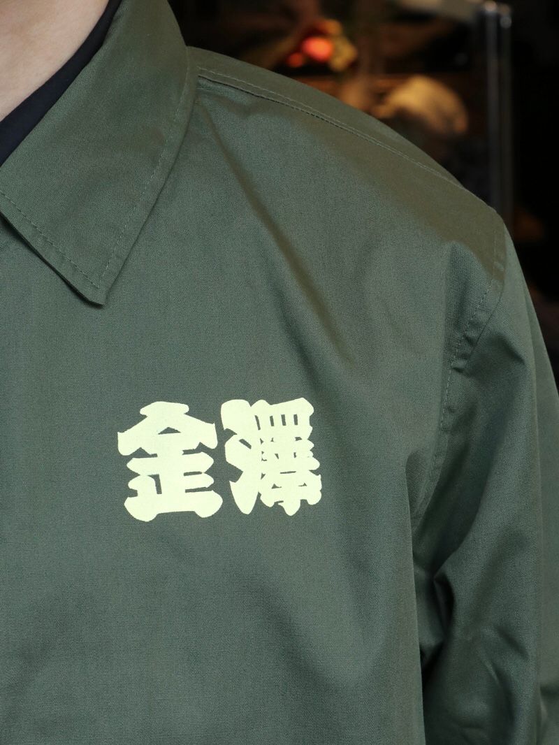 “IDATEN” TC COACH JACKET (GREEN)