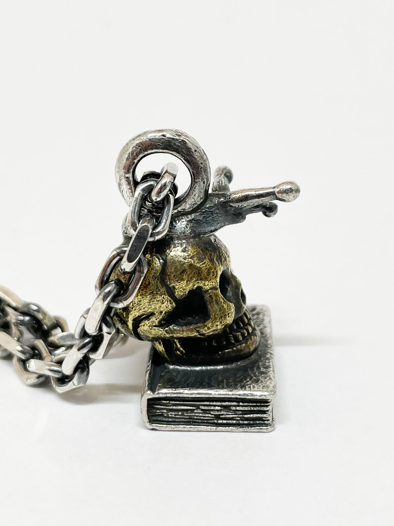 Snail & Skull & Book × "Mouse & Cheese" Chain (Large)