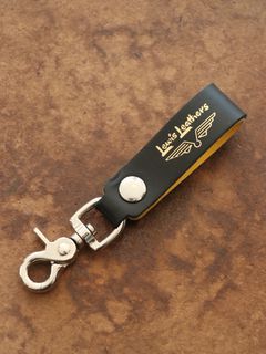【限定発売】LEWIS LEATHERS BELT LOOP KEYRING MK2 (BLACK×YELLOW)