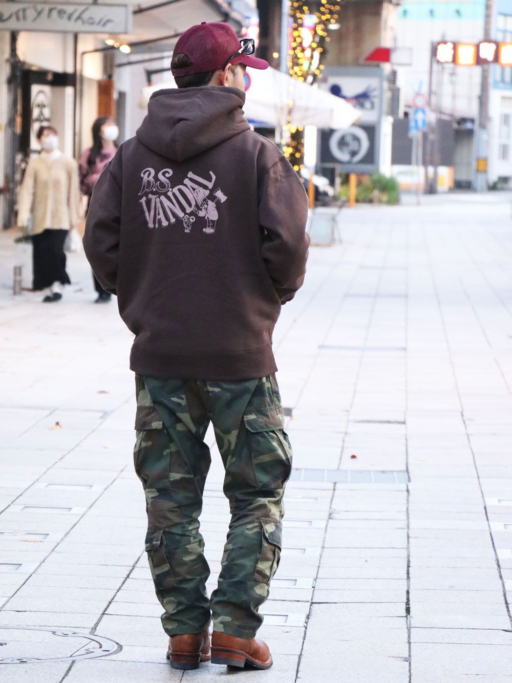 オリジナルヘビーオンスパーカー (ブラウン) / ORIGNAL HEAVY OZ PULLOVER (BROWN)