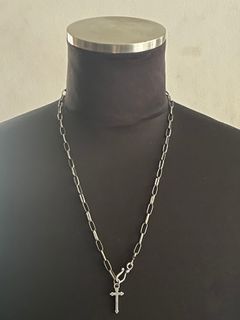 NATIVE CROSS CHAIN 60cm (SILVER925)