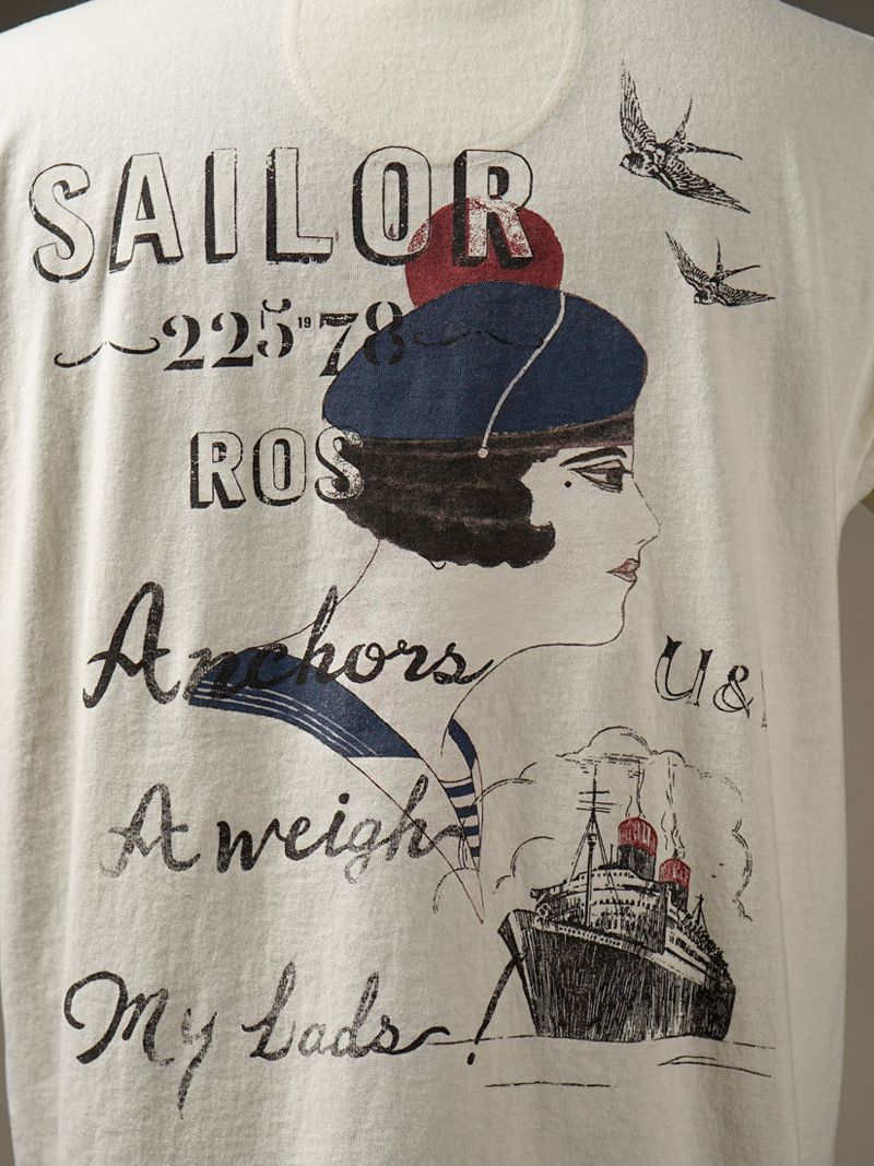 GLADHAND 伊勢丹限定 S/S HENRY T-SHIRTS WHITE GLADHAND 伊勢丹限定 S/S HENRY T-SHIRTS WHITE トップス