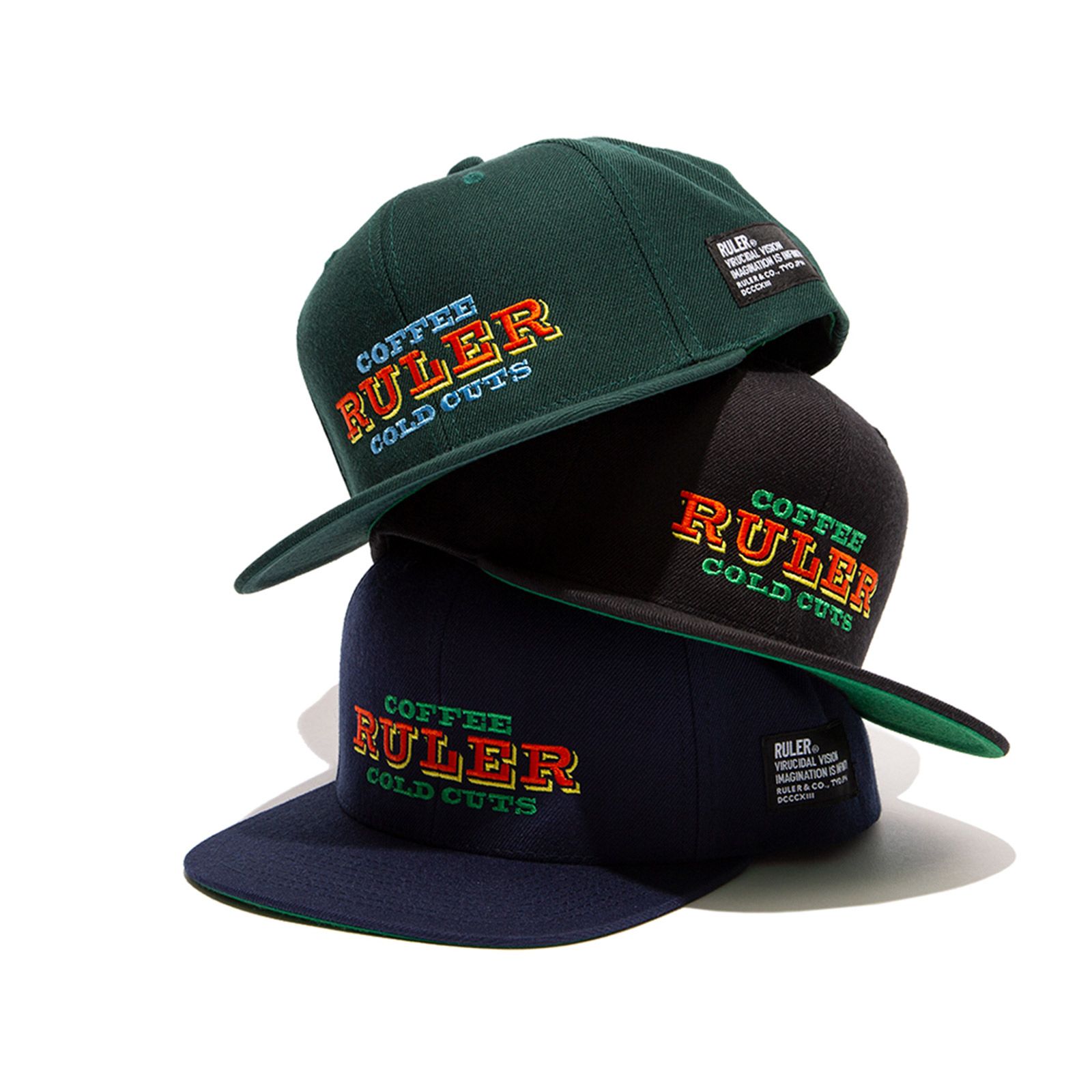 RULER - COFFEE & COLD CUTS SBC (BLACK,GREEN.NAVY 