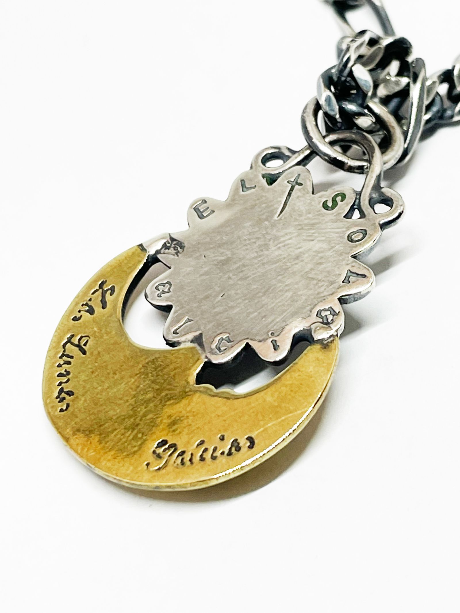 EL SOL Y LA LUNA NECK TOP(SILVER&BRASS)