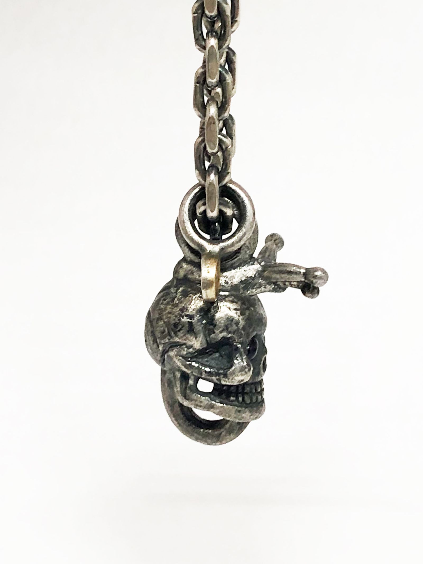 スネイル&スカル カスタムペンダント- マウス&チーズチェーン(L) / Snail & Skull Custom Pendant-LVC "Mouse & Cheese" Chain