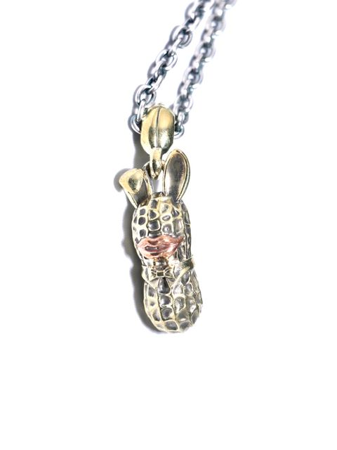 L BUNNY (BRASSxCOPPER) + CHAIN (SILVER925xBRASS)