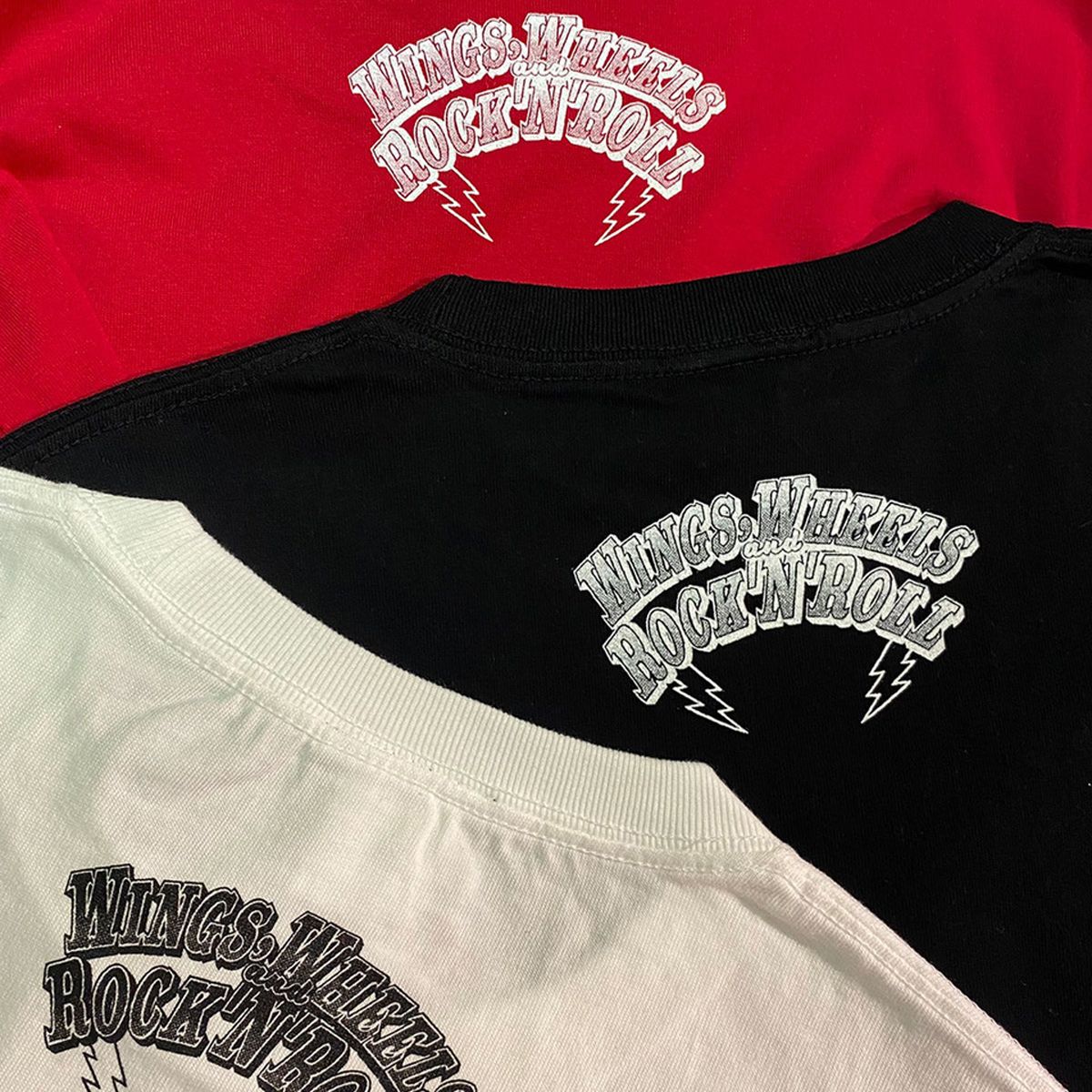 RIB LONG SLEEVE TEE EROSTIKA × LEWIS LEATHERS 2025 (BLACK, RED, WHITE)