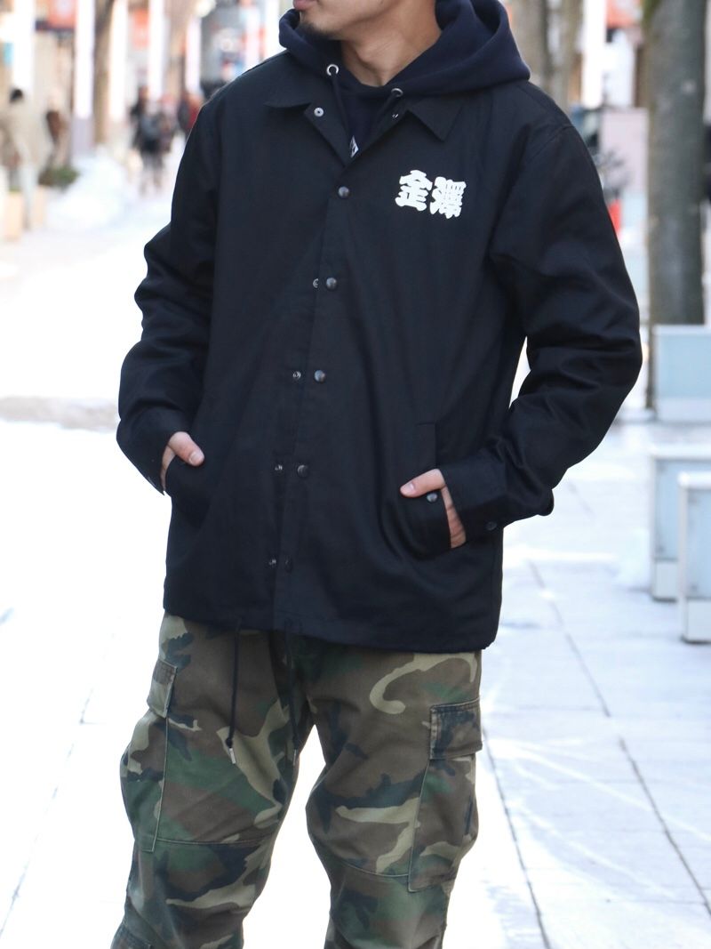 “IDATEN” TC COACH JACKET (BLACK)