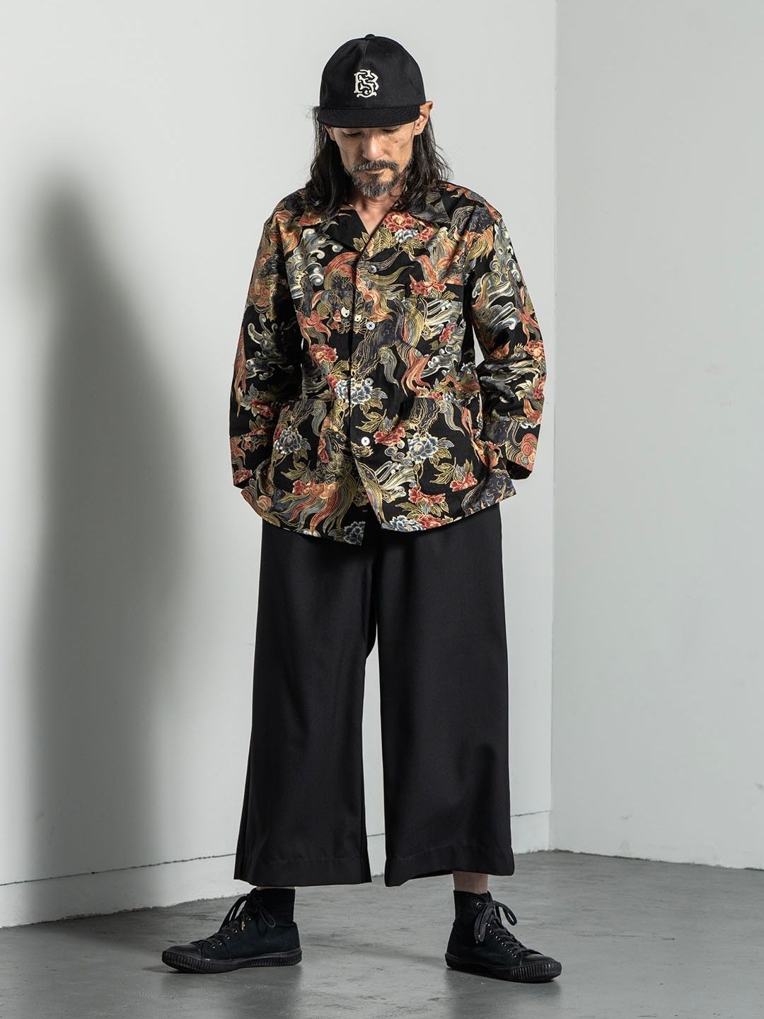 KYLE LAURENCE WIDE PANTS / MIDNIGHT BLACK