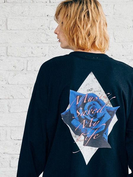 ローズロングスリーブTシャツ / ROSE LONG SLEEVE TEE