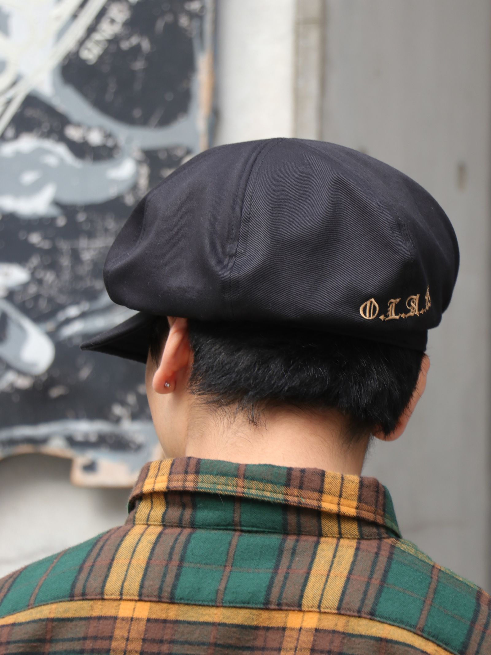 O.L.A.W EMBROIDERY CASQUETTE (BLACK)