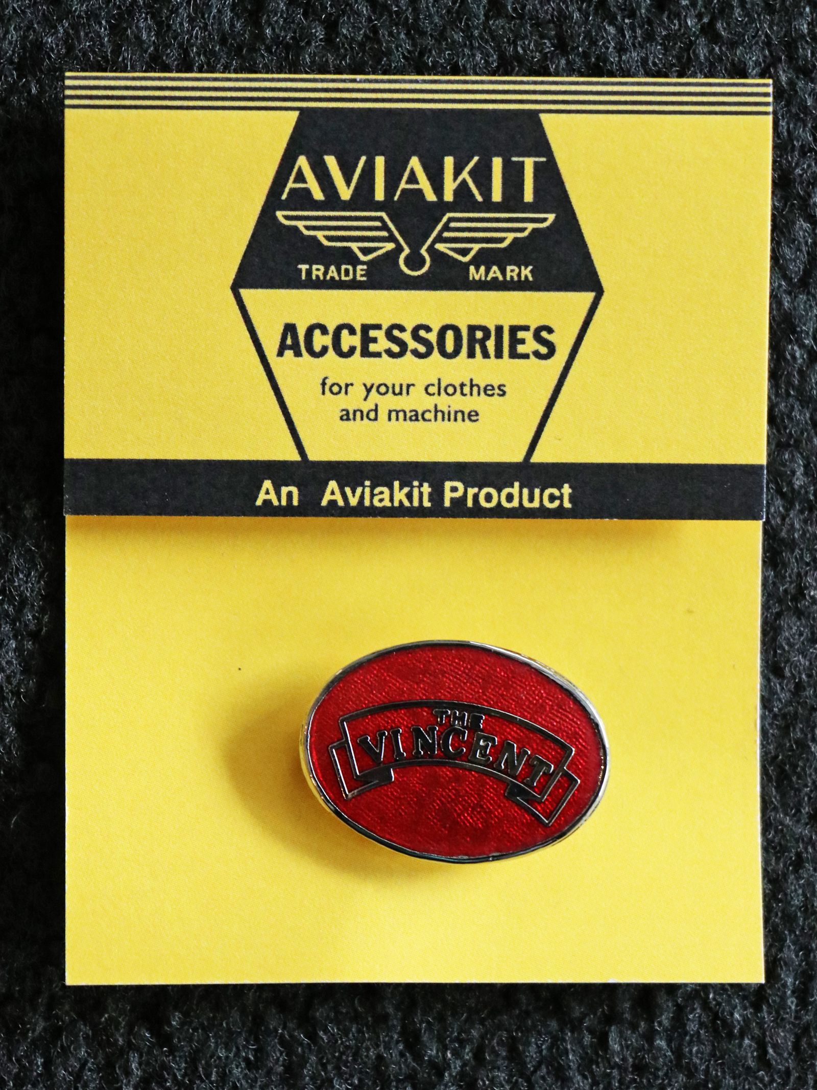 【即日発送可能】"THE VINCENT OVAL" BADGE