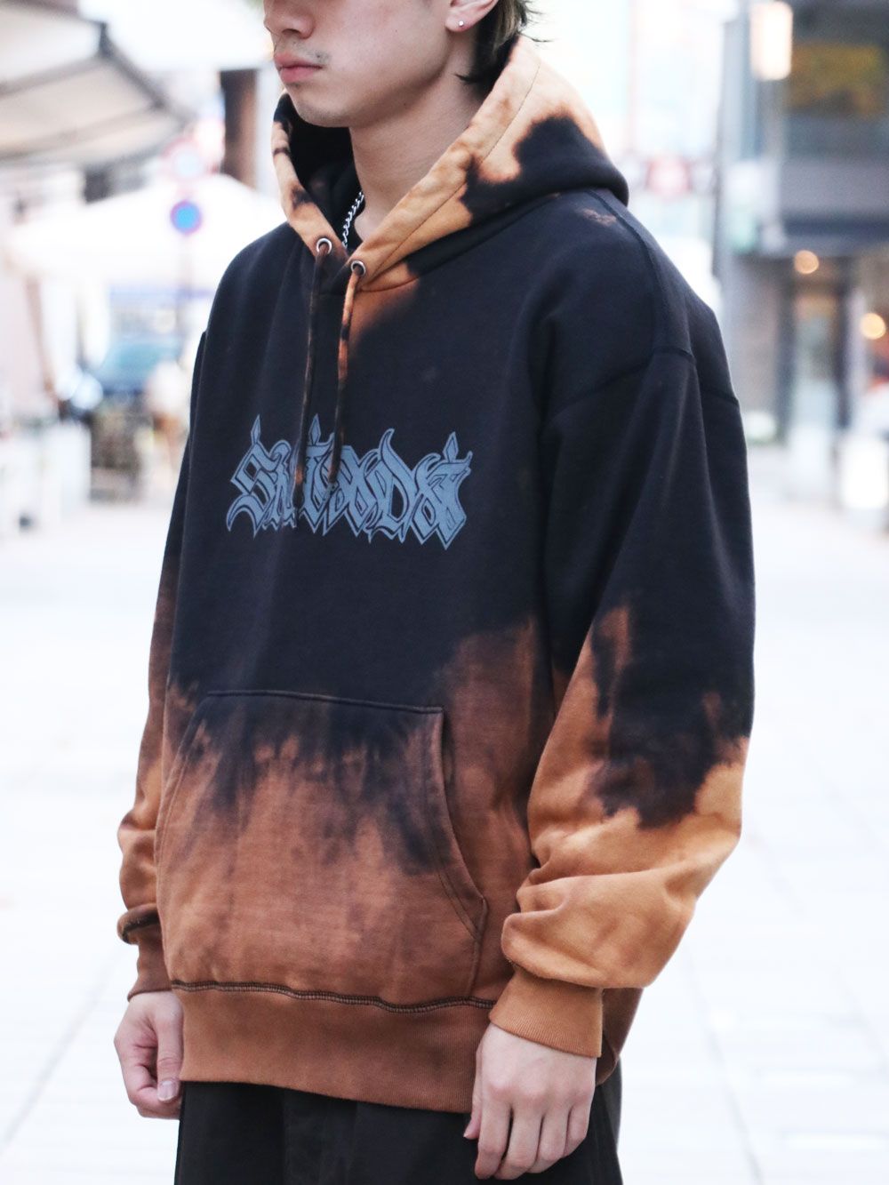 オリジナルヘビーオンスブリーチパーカー(ブラック) / ORIGNAL HEAVY OZ BLEACH PARKA (BROWN)