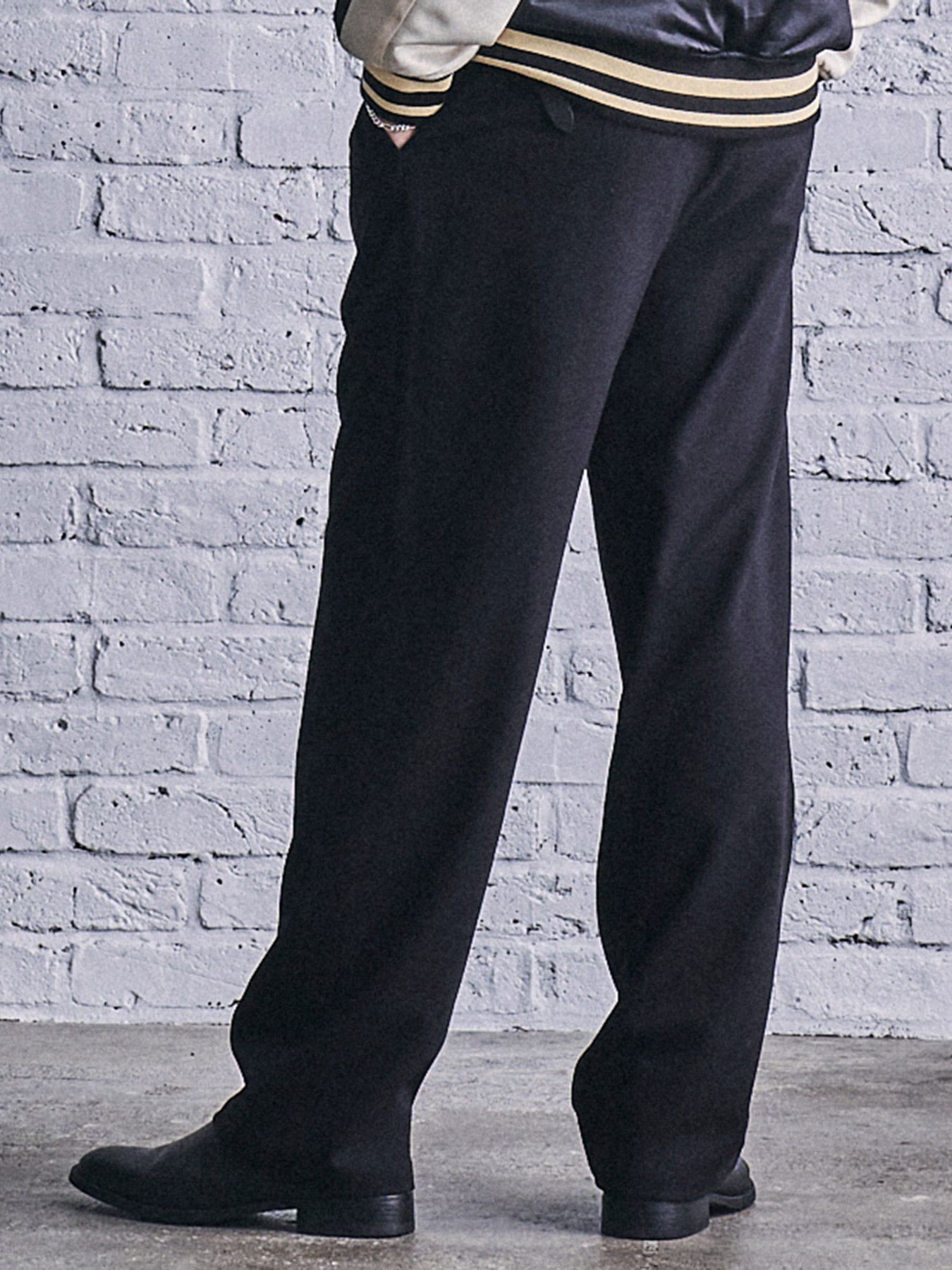 ワイド スラックス / WIDE SLACKS (BLACK)