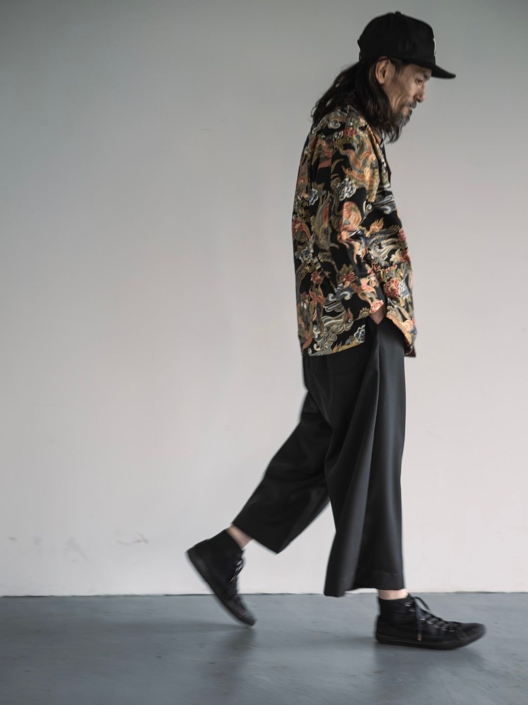 KYLE LAURENCE WIDE PANTS / MIDNIGHT BLACK