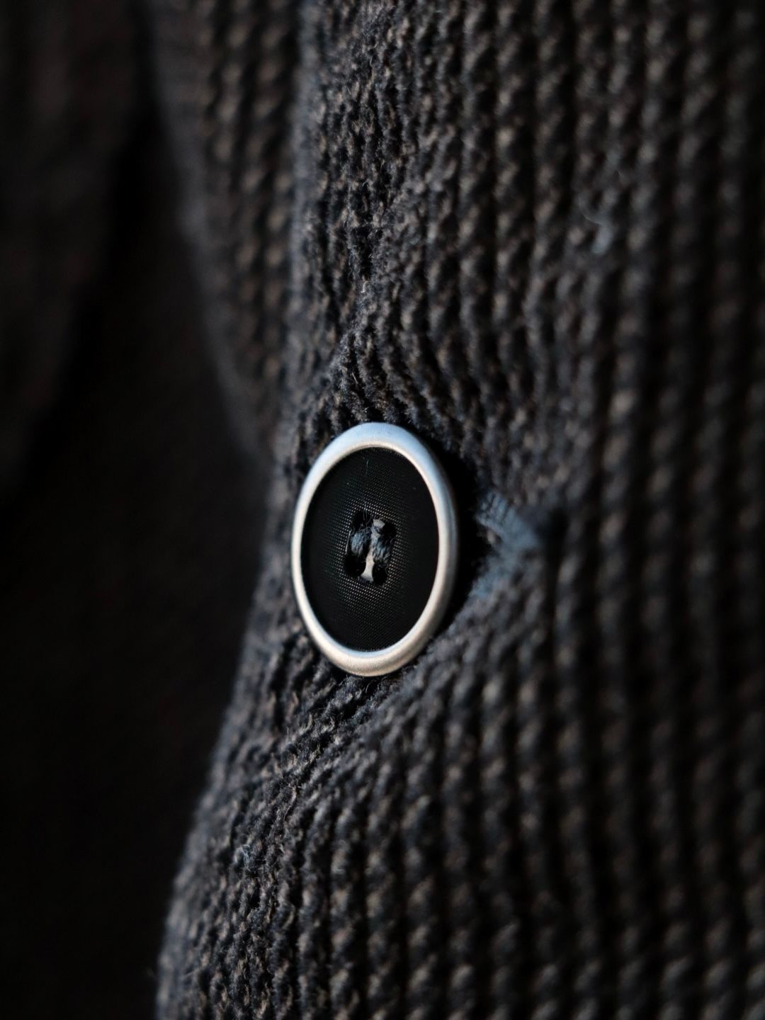 RIPPLE CORD AIM JACKET (CHARCOAL BLACK)