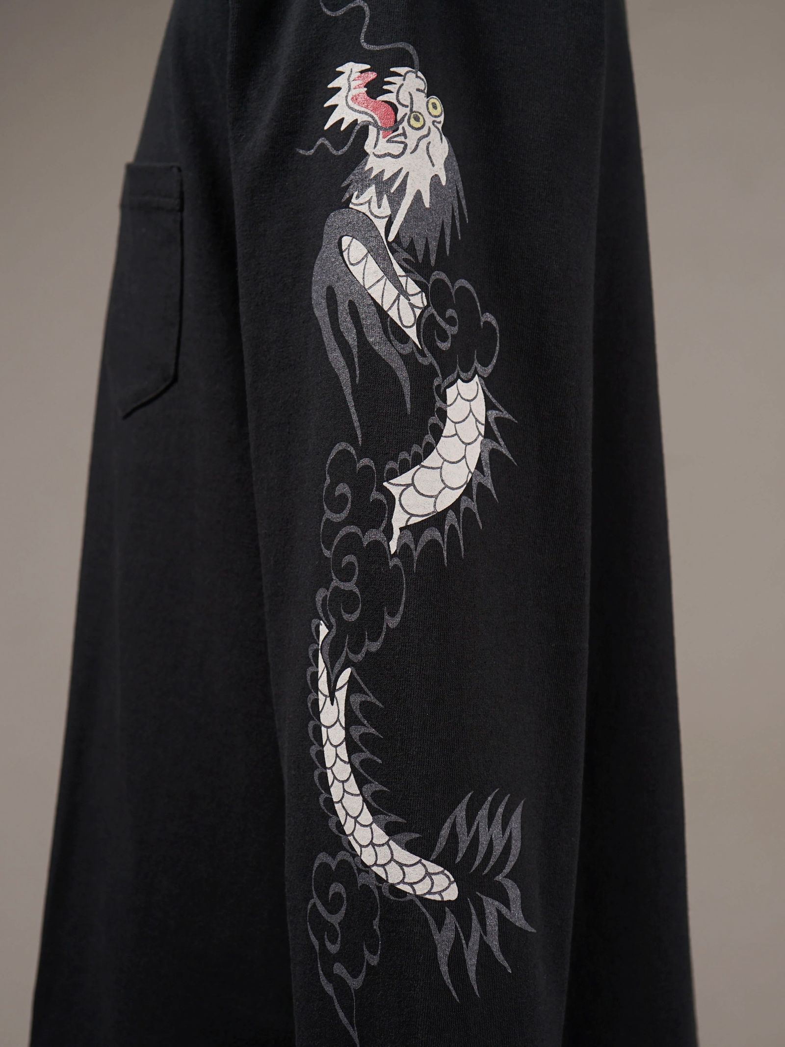 GLAD RAW - L/S T-SHIRTS (BLACK)