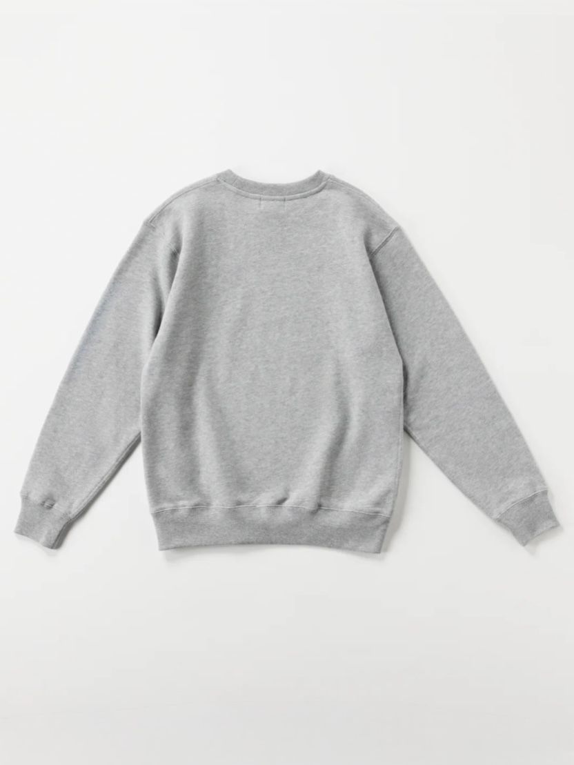 ワンポイント刺繍スウェット/ NIBUTANI WORKS logo / (GRAY)
