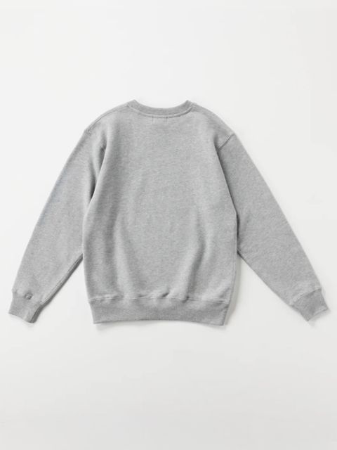 ワンポイント刺繍スウェット/ NIBUTANI WORKS logo / (GRAY)