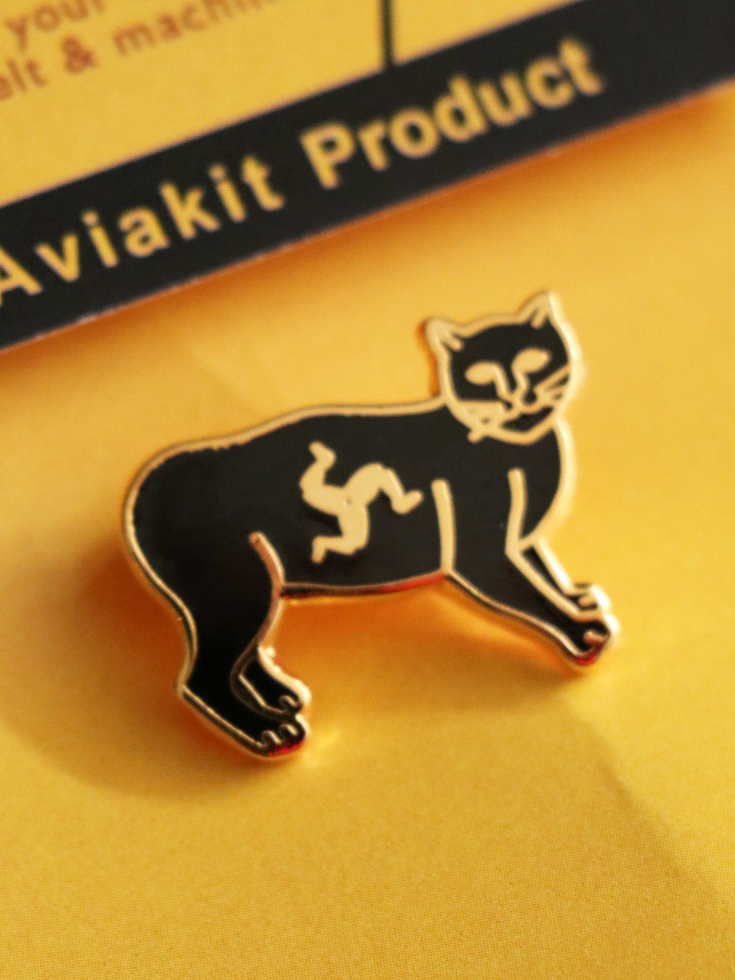 "MANX CAT" BADGE